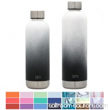 Simple Modern 17oz Bolt Water Bottle - Stainless Steel Hydro Swell Flask - Double Wall Vacuum Insulated Reusable Small Kids Metal Coffee Tumbler Leak Proof Thermos - Pacific Dream 569664238